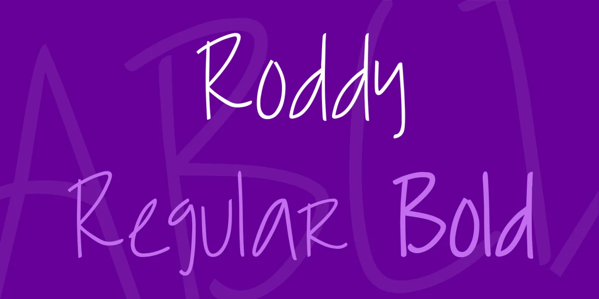 Roddy Font Family