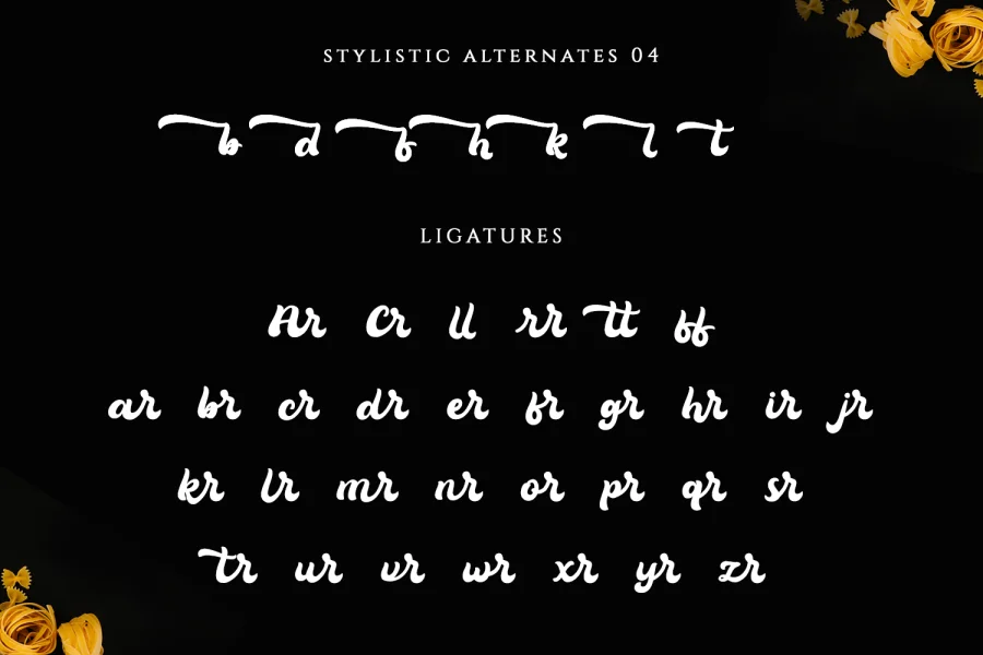 Rösti Creamy Font preview 12