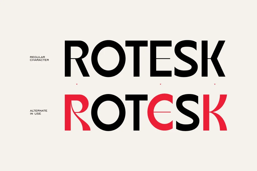 Roigant Font preview 4