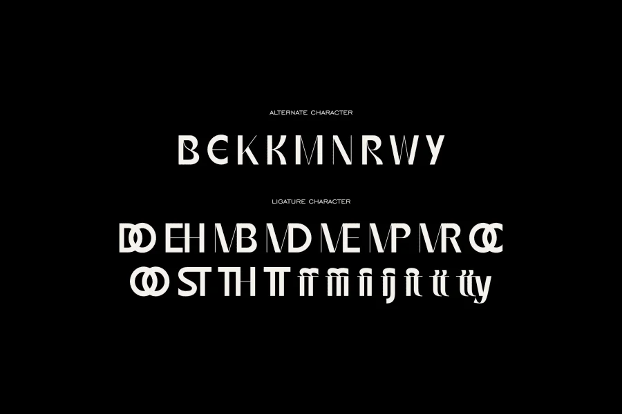 Roigant Font preview 6