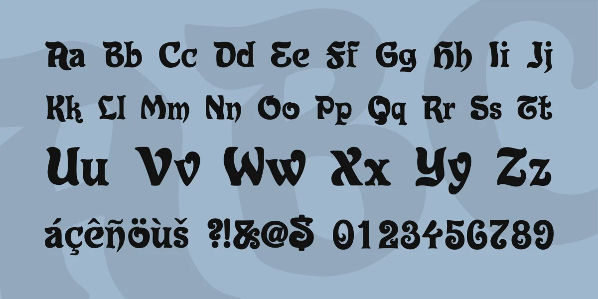 Roland Font Family preview 3