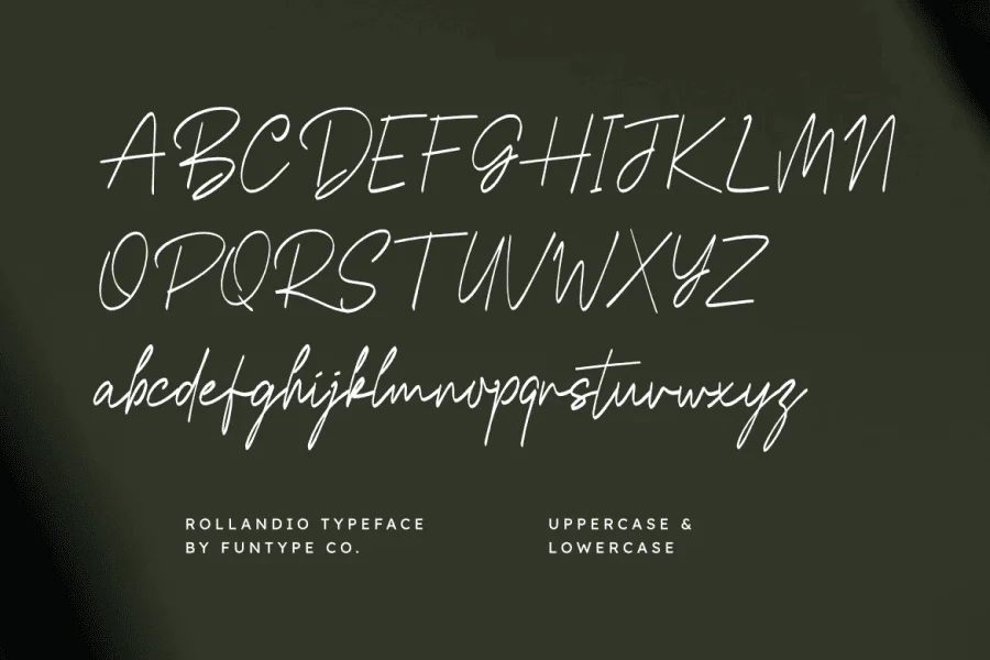 Rollandio Font preview 2