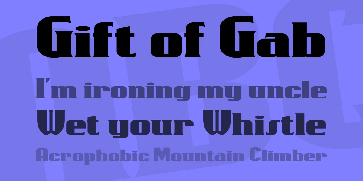 RollerCoaster Font preview 2