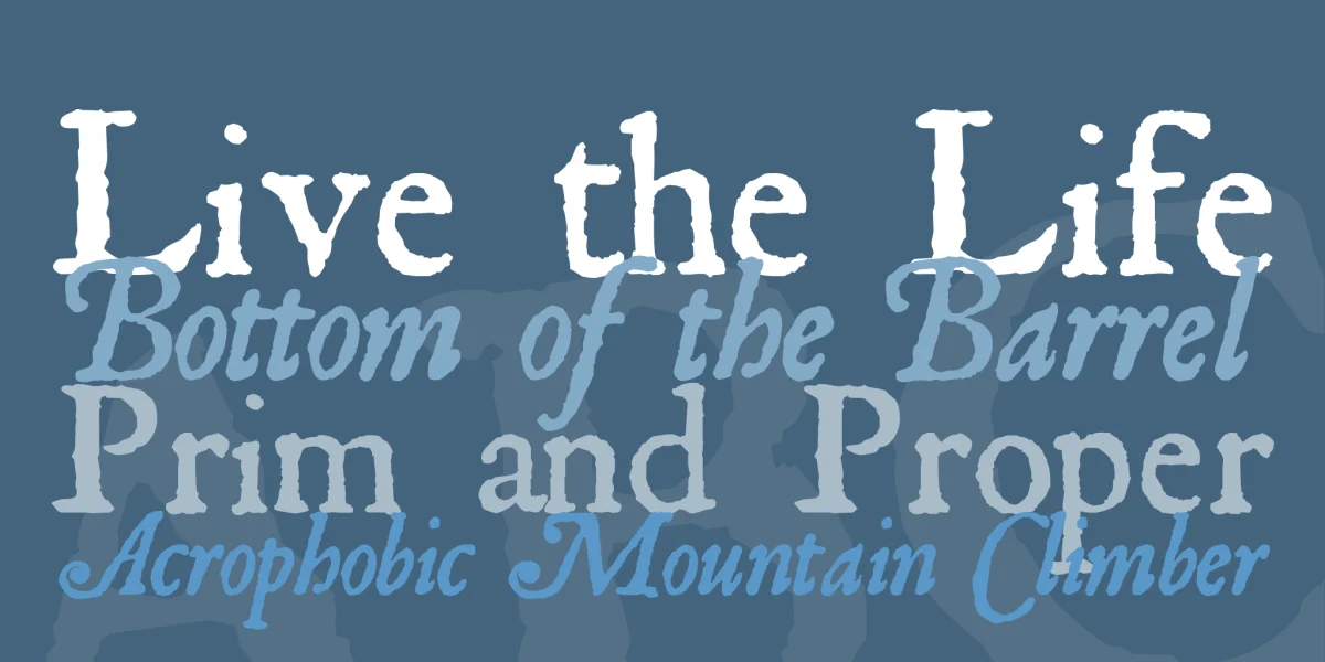 Roman Antique Font Family preview 2