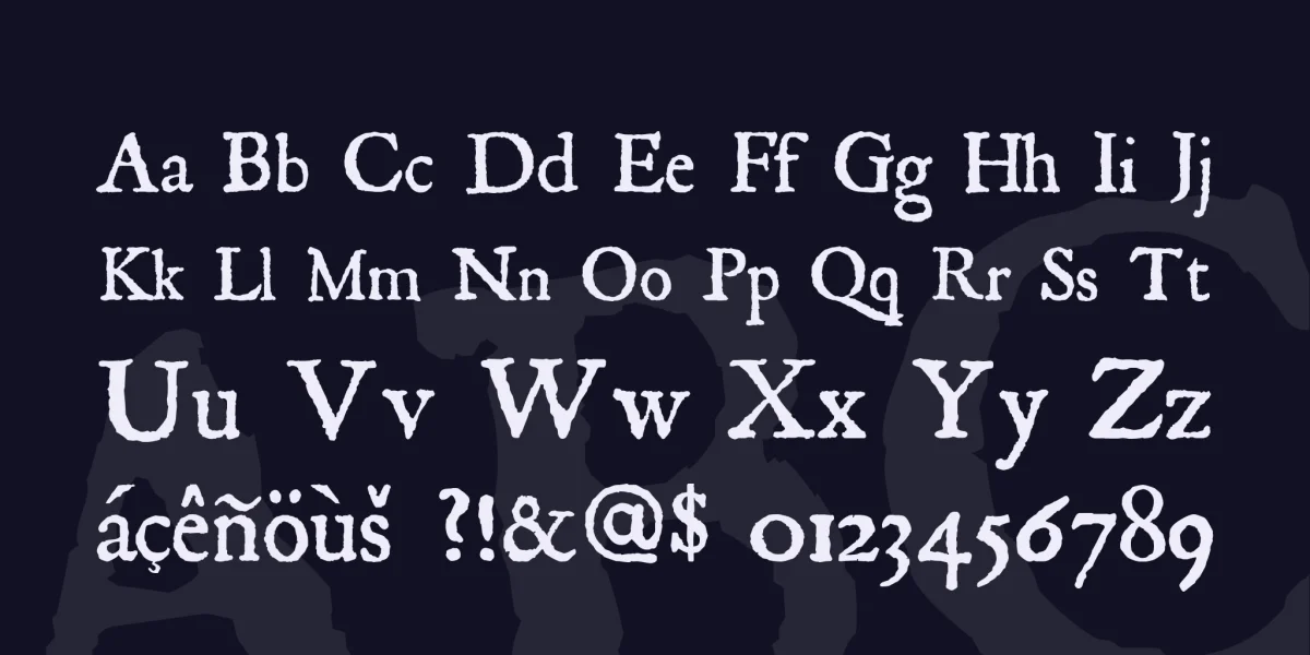 Roman Antique Font Family preview 4
