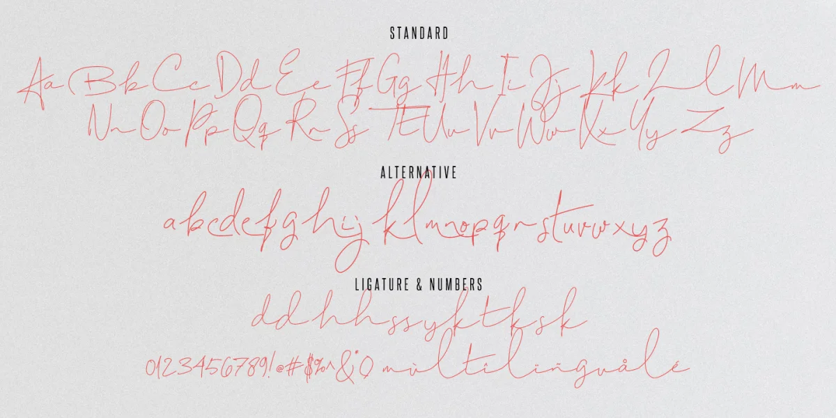 Romance Challista Font preview 2