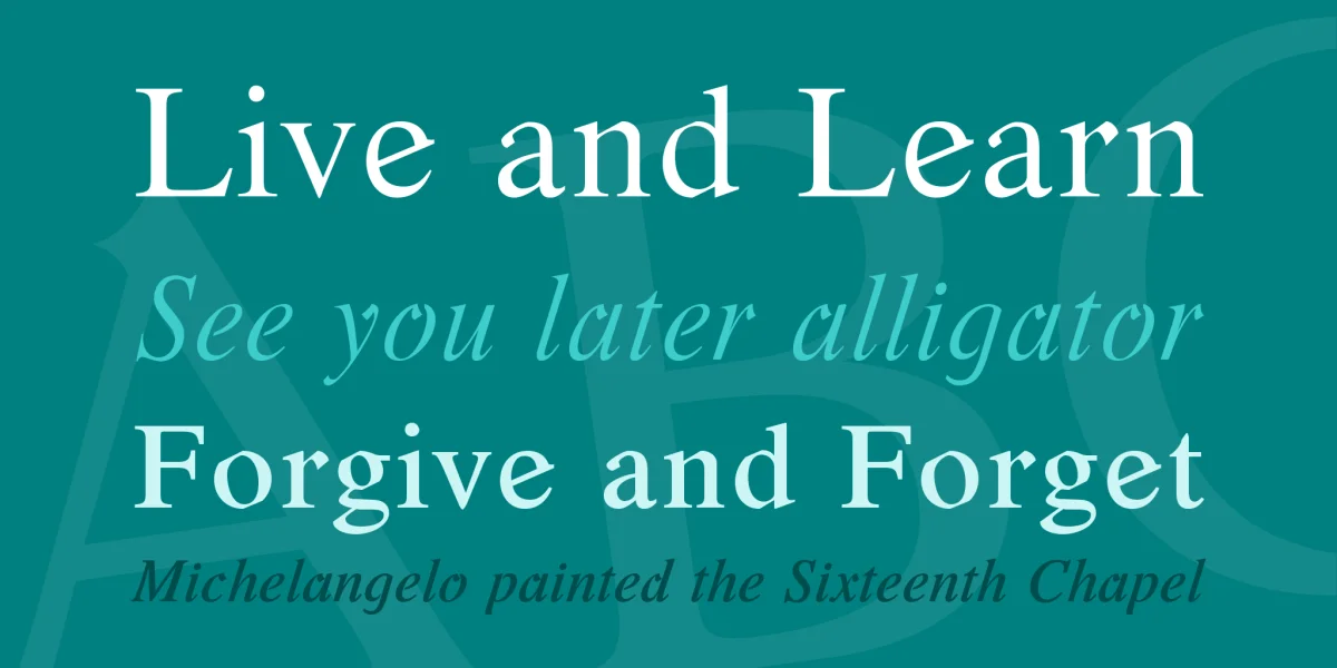 Romande ADF Font Family preview 2