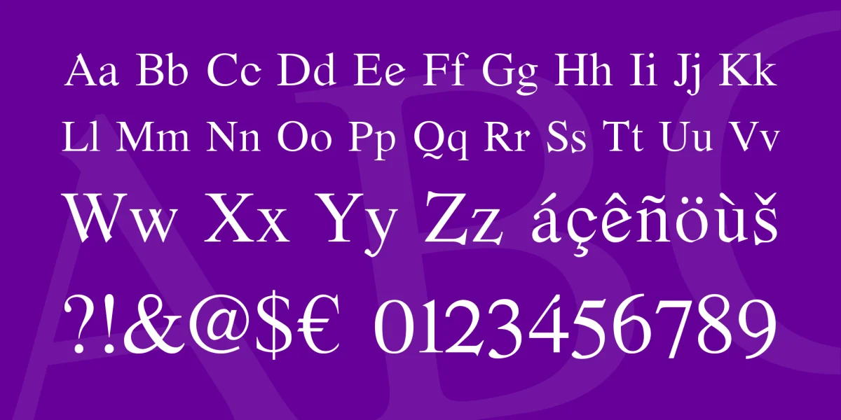 Romande ADF Font Family preview 4