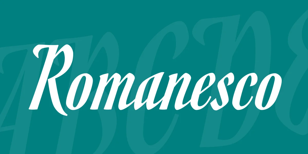 Romanesco Font
