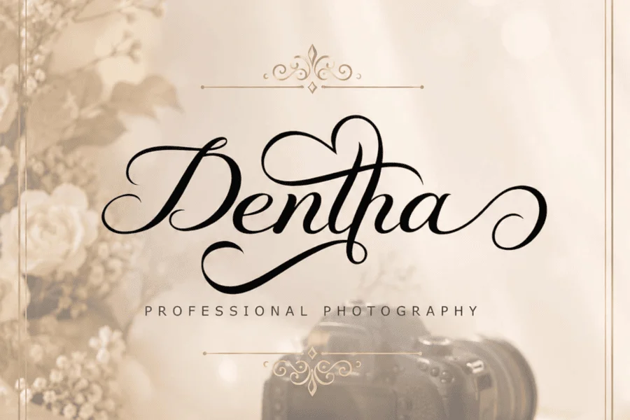 Romantic Amitha Demo Font Family preview 3