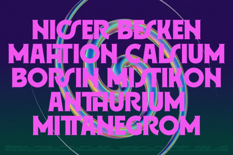 Romien Demo Font Family preview 11