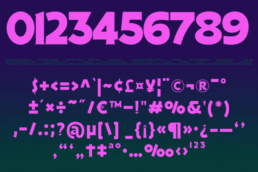 Romien Demo Font Family preview 14