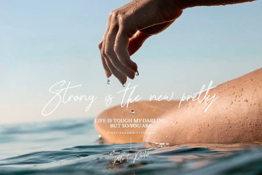 Ronet DEMO Font preview 14