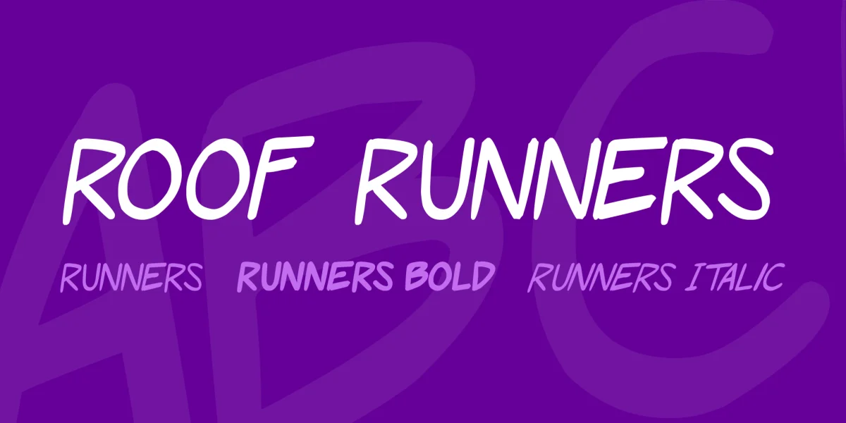 Roof Runners Font Family