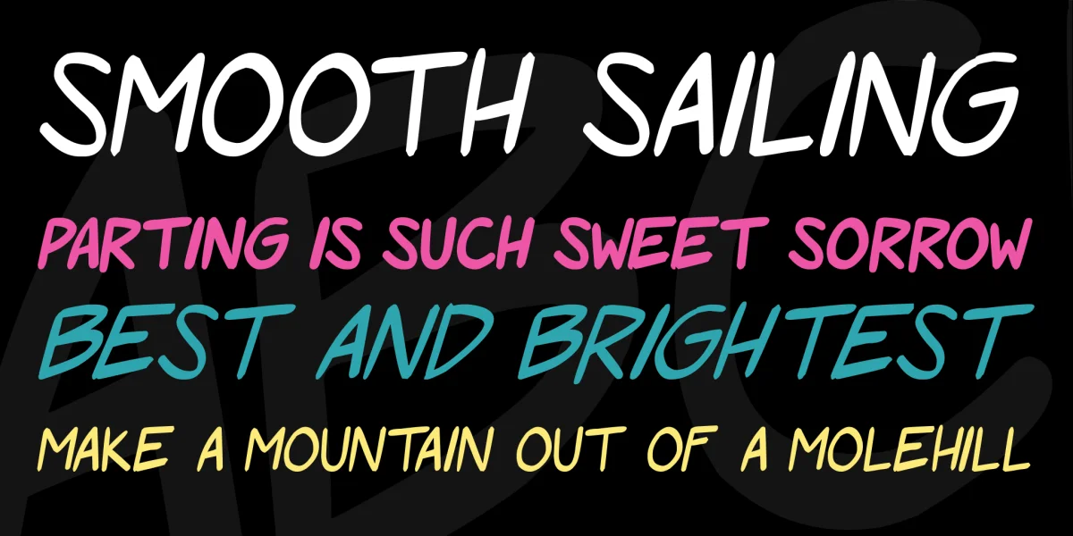Roof Runners Font Family preview 2