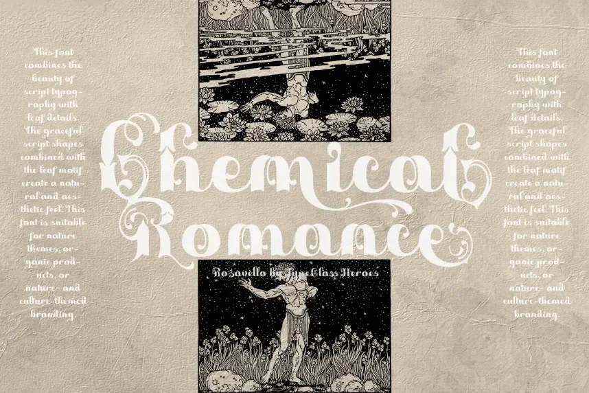 Rosavello Font preview 4