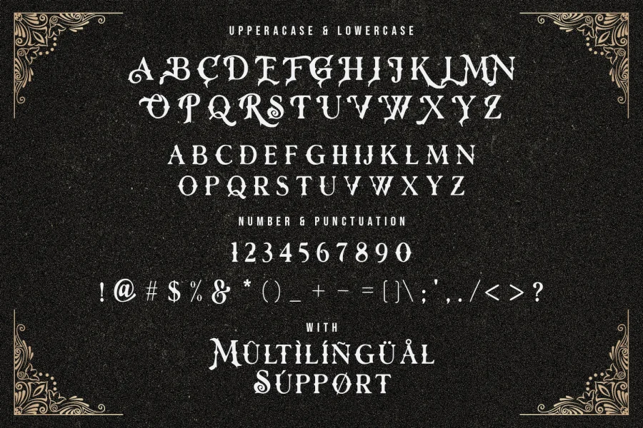 Rose Knight Font preview 14