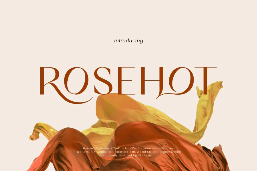 Rosehot free version Font