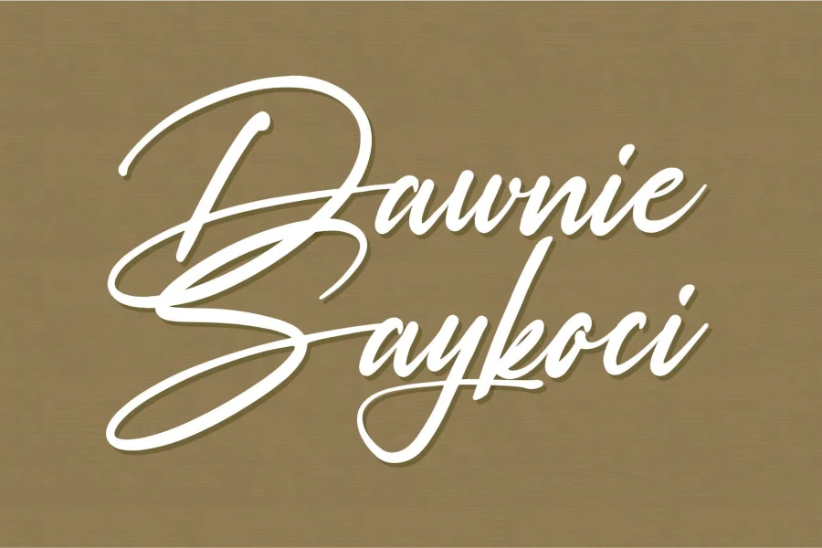 Rosellinda Alyamore Font preview 3