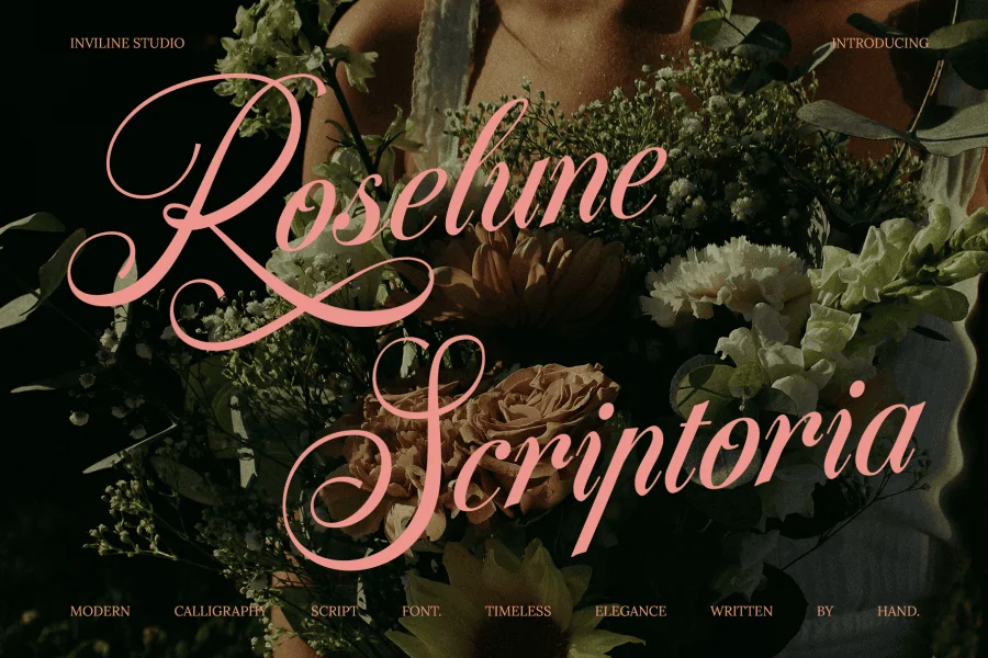 Roselune Scriptoria Demo Font