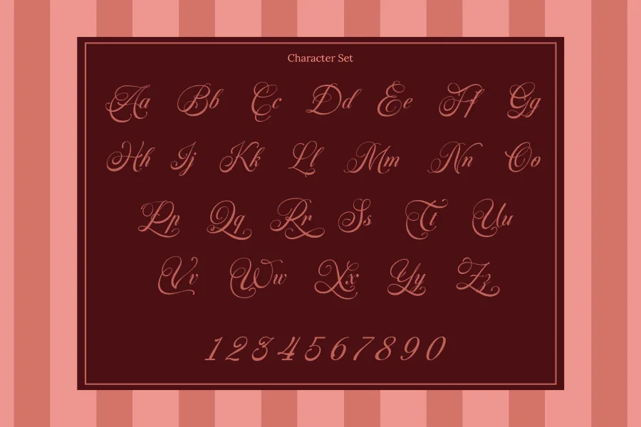 Roselune Scriptoria Demo Font preview 3