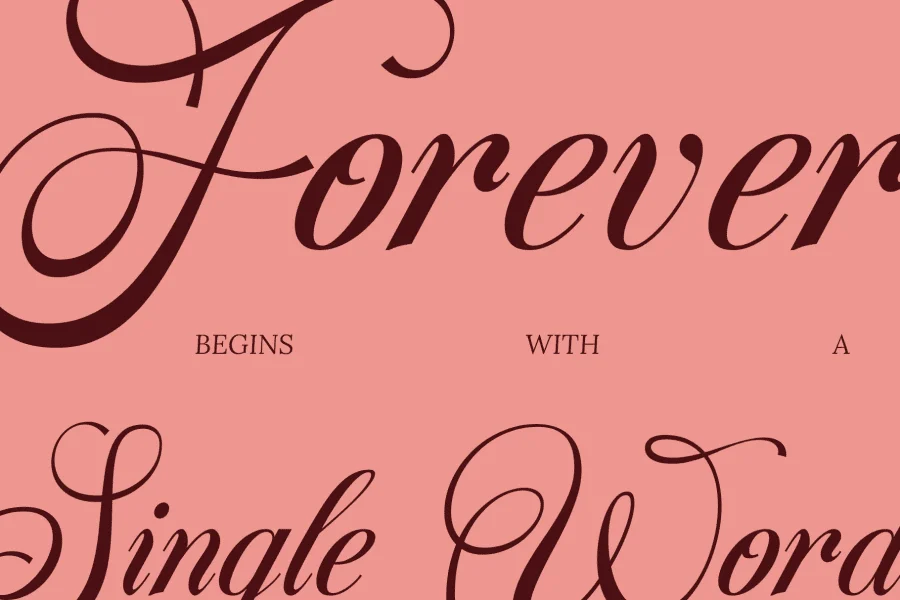 Roselune Scriptoria Demo Font preview 5