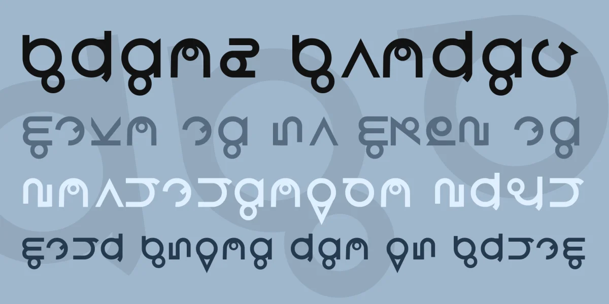 Roswell Wreckage Font preview 2