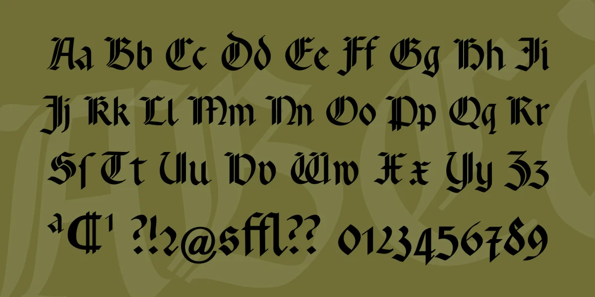 Rotunda Pommerania Font preview 3