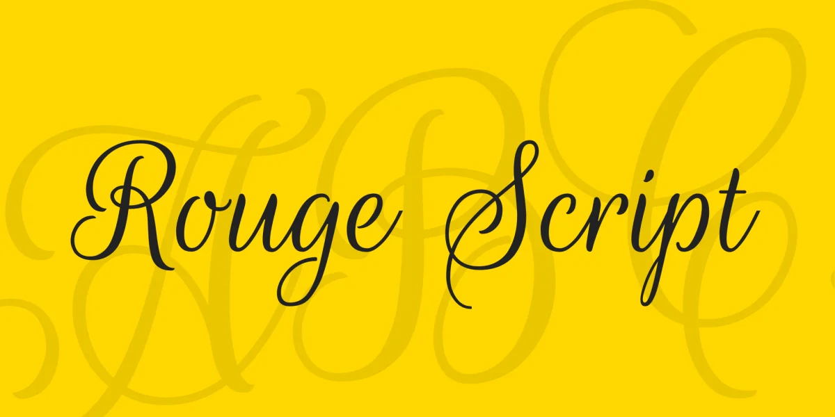 Rouge Script Font