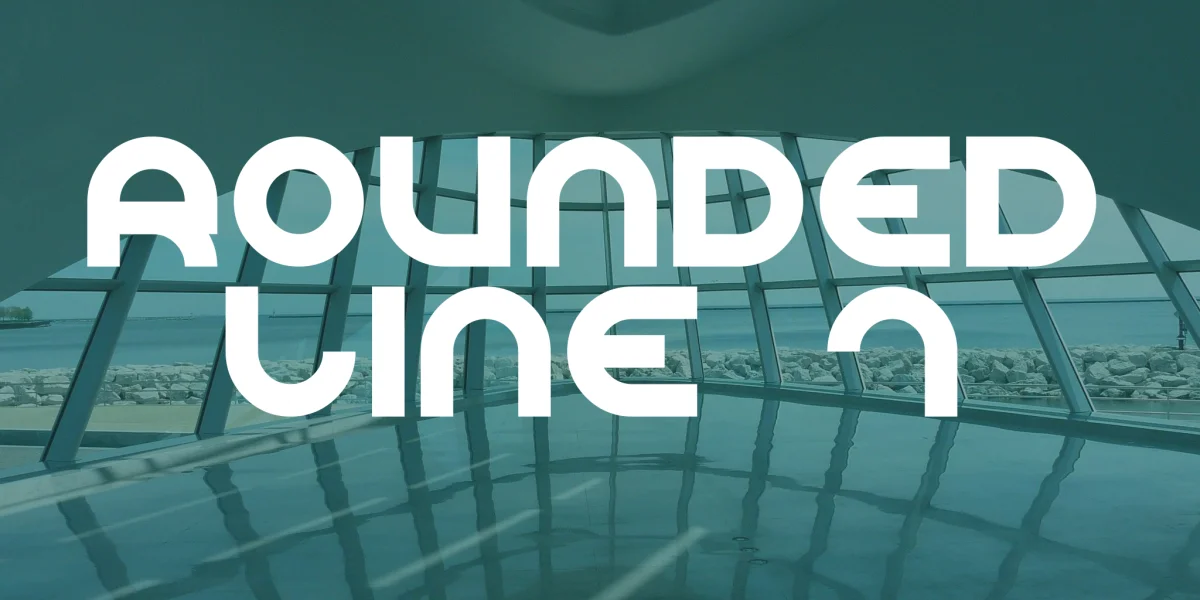 Rounded Line 7 Font