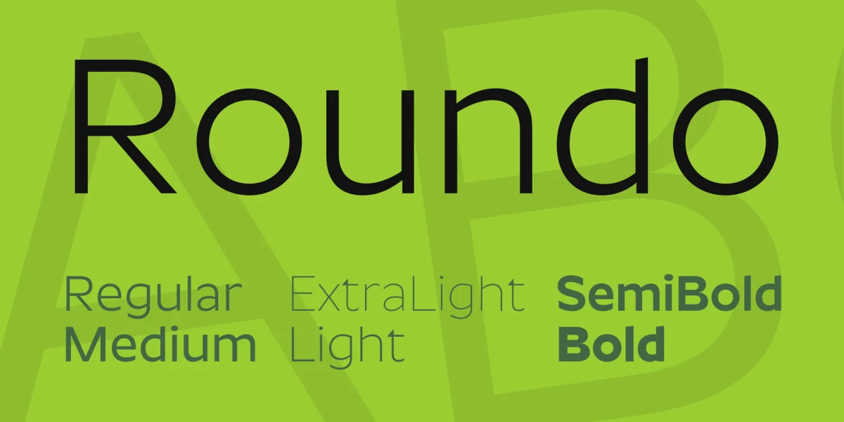 Roundo Font Family