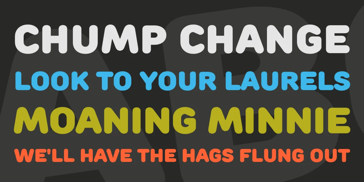 Rounds Black Font preview 2