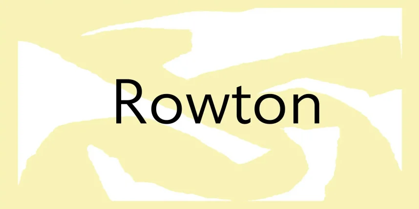 Rowton Font Family