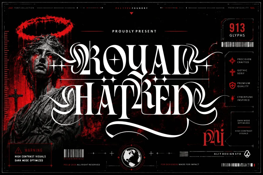 Royal hatred Font