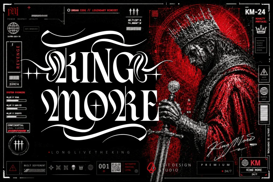 Royal hatred Font preview 4
