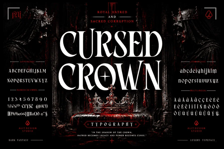 Royal hatred Font preview 9