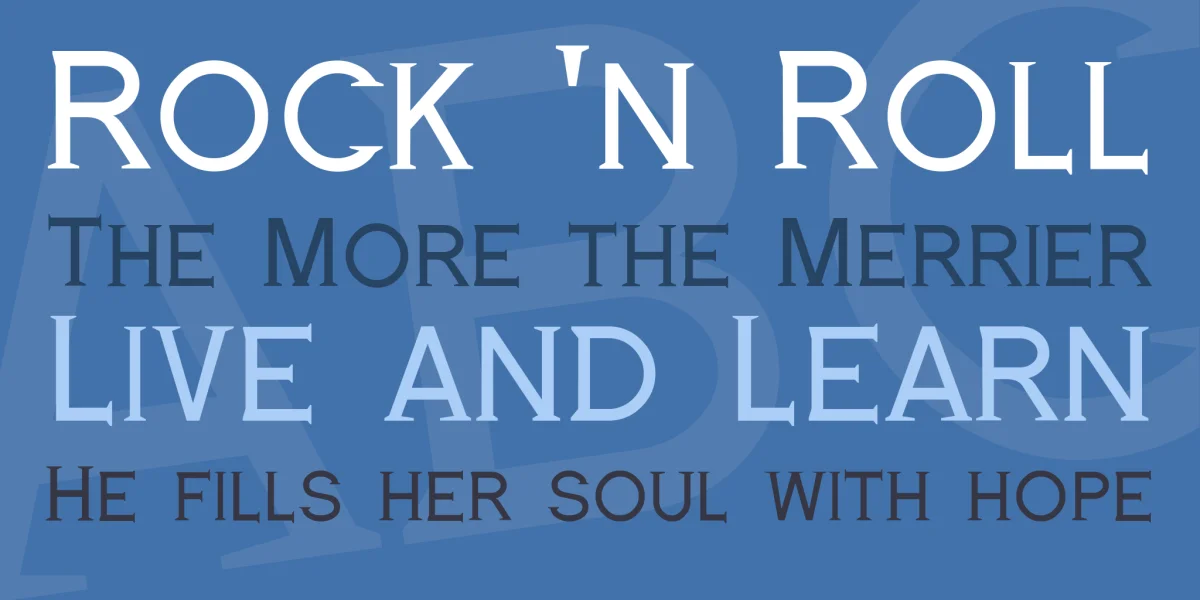 Royal Serif Font preview 2
