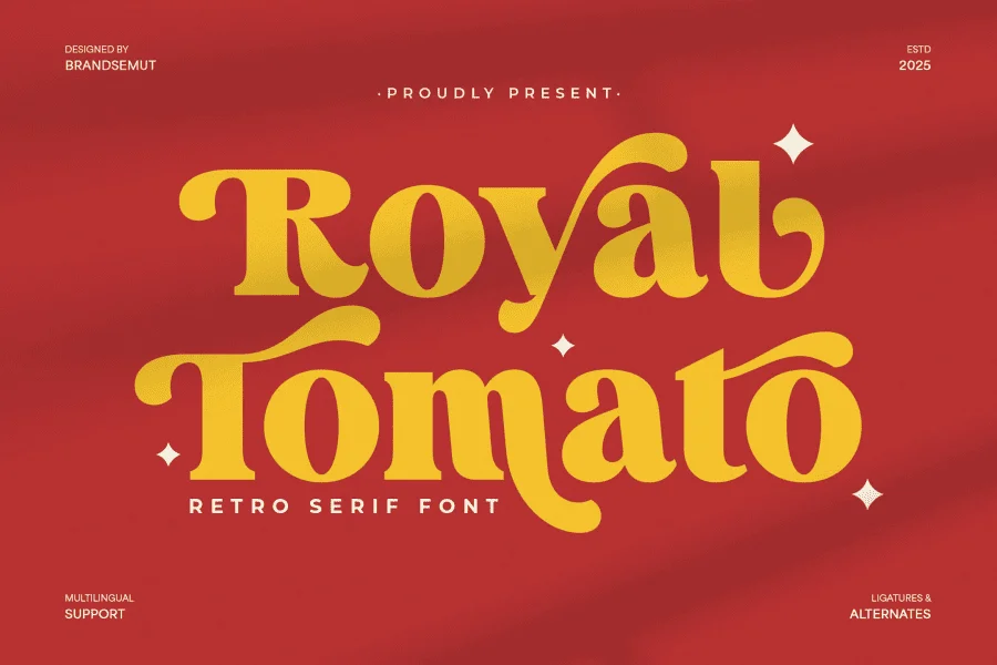 Royal Tomato Font