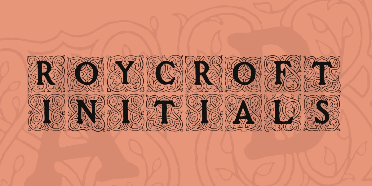 Roycroft Initials Font