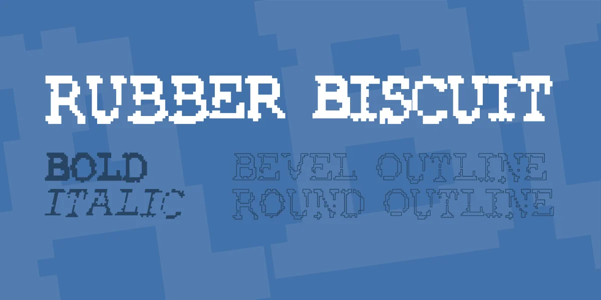 Rubber Biscuit Font Family
