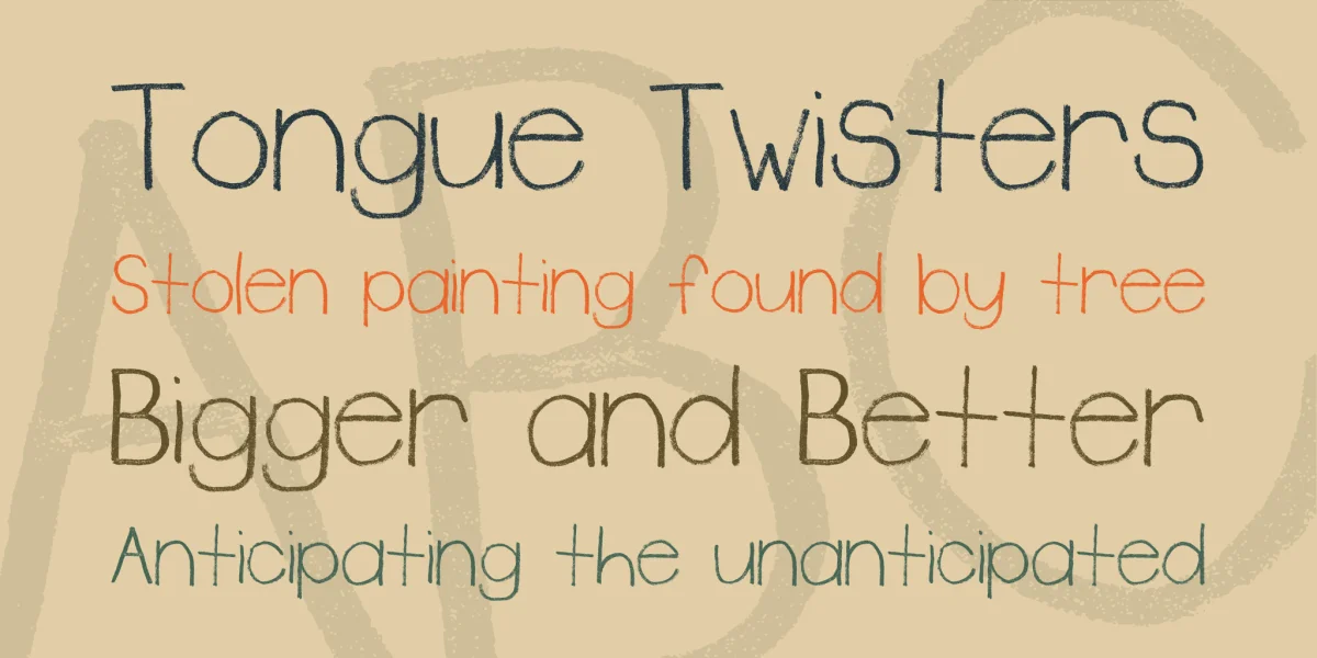 Rudiment Font preview 2