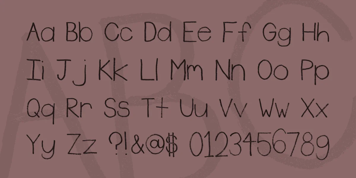 Rudiment Font preview 3