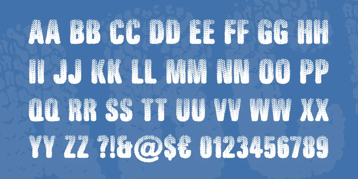 Rugged Ride Font preview 3