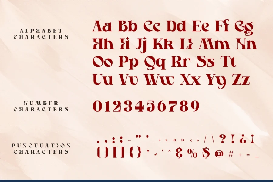Ruigslay Font preview 2