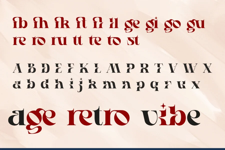 Ruigslay Font preview 4