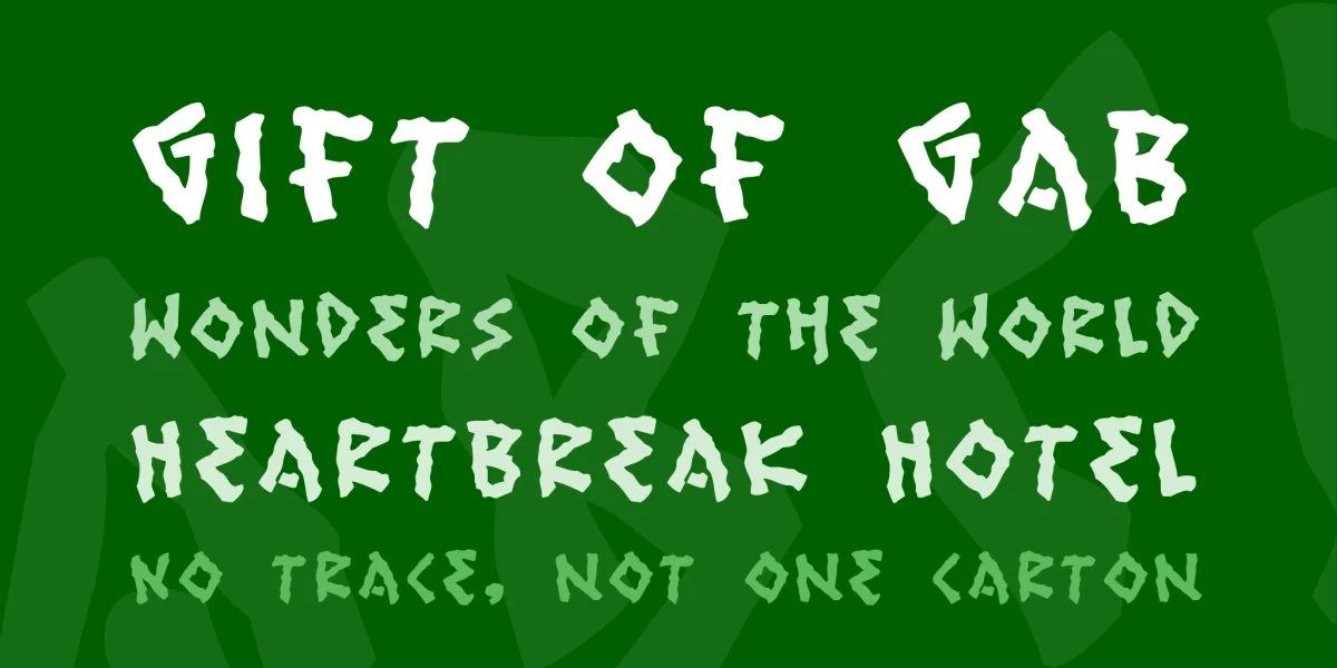 Ruinik Font preview 2