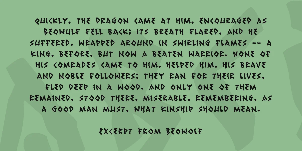 Ruinik Font preview 3