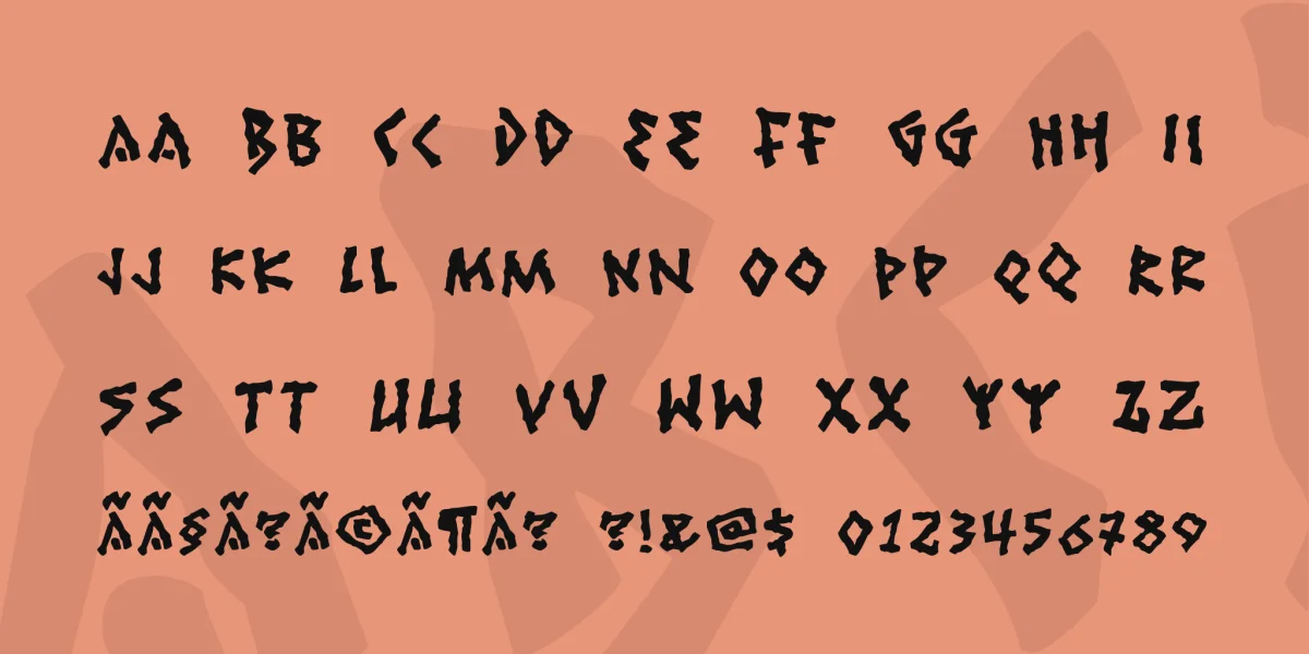 Ruinik Font preview 4