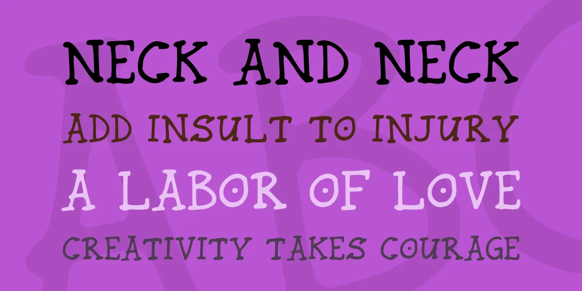 Rund Marker Font preview 2