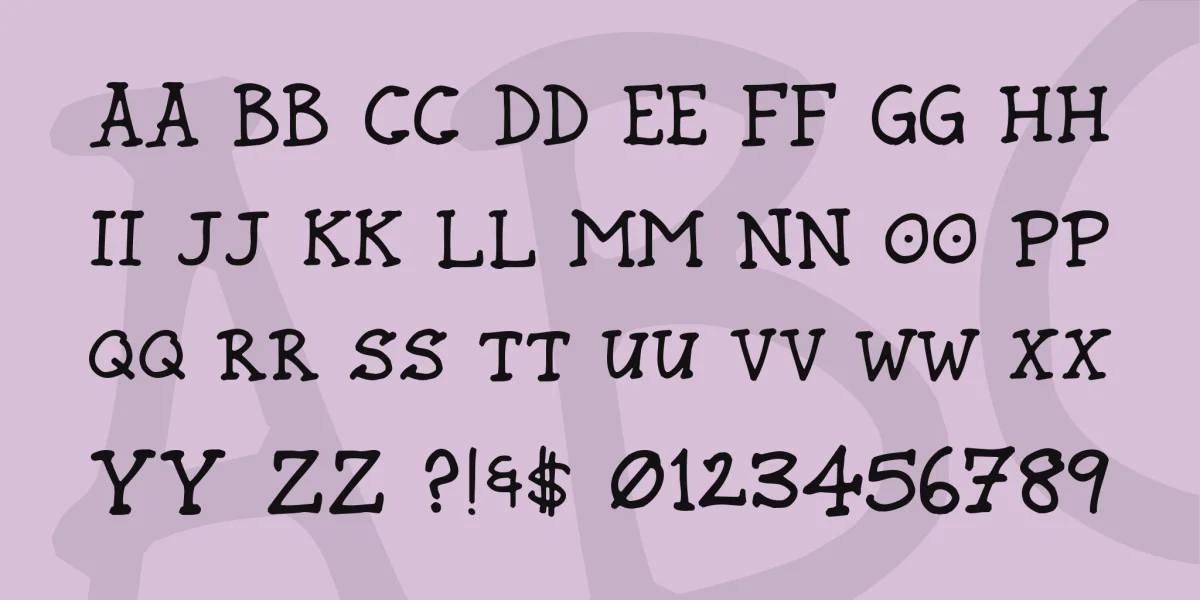 Rund Marker Font preview 3